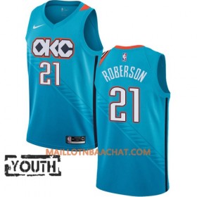 Maillot NBA Oklahoma City Thunder Andre Roberson 21 2018-19 Nike City Edition Bleu Swingman - Enfant